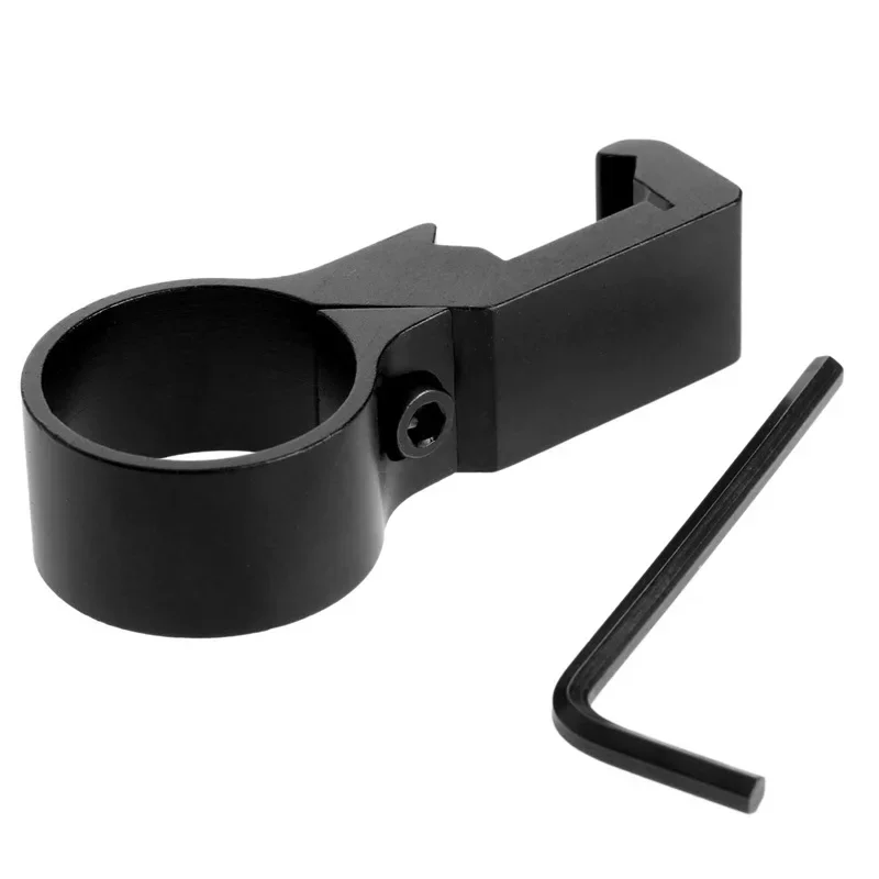 Adapter do montażu bocznego latarki taktycznej 1 cal (25,4 mm) na szynę Weaver 20 mm, do pistoletów zabawkowych, lunet karabinowych, latarki, laseru.