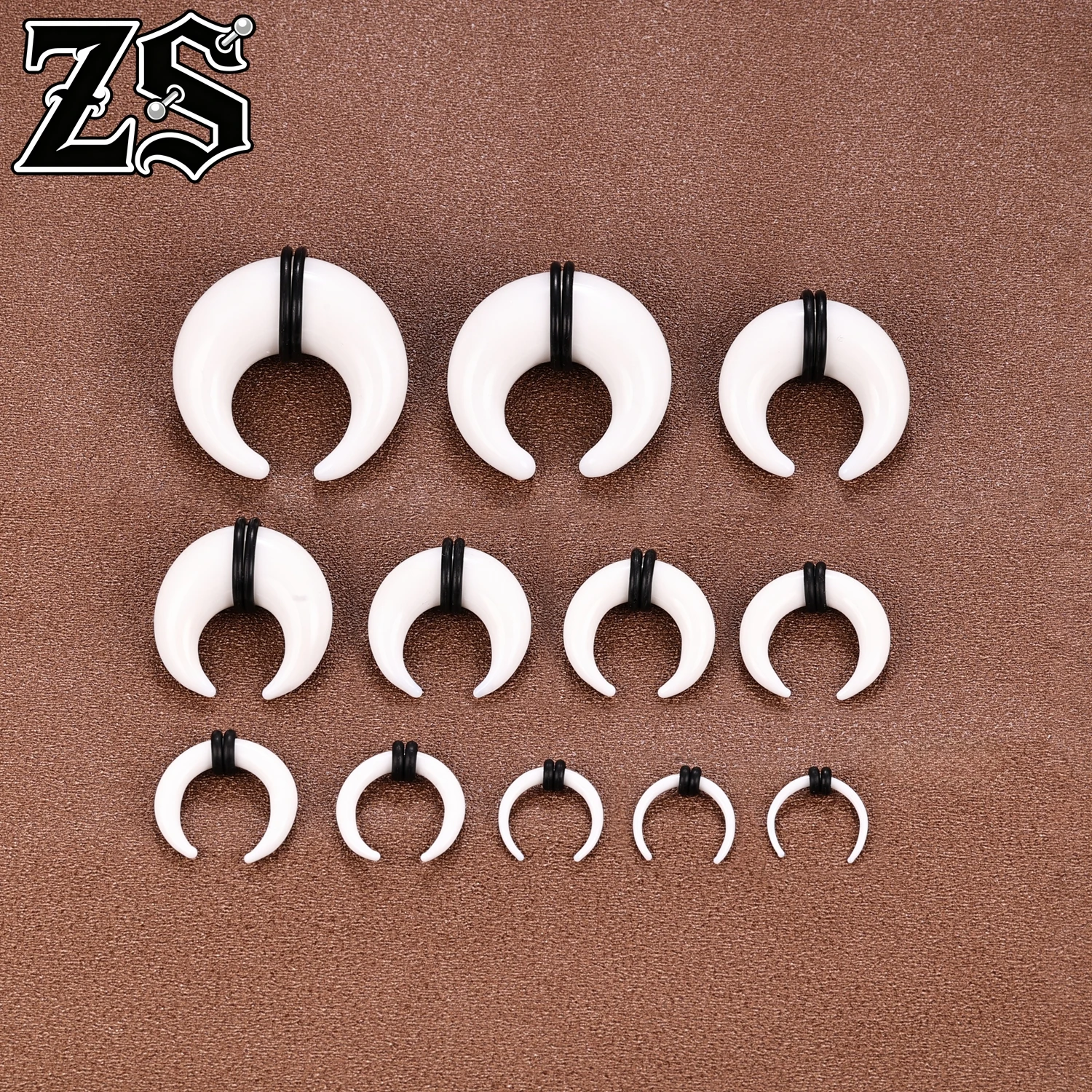 ZS 1 szt. Kolczyk do nosa z ro – Body Jewelry Gauges recenzja i cena