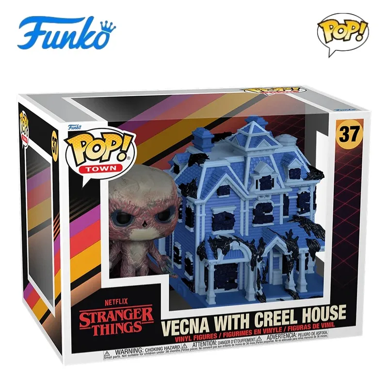 

Funko POP Original Stranger Things Anime Figure 6-inch Devil and Creaer House Action Figure Toys for Boys Girls Kids Gift