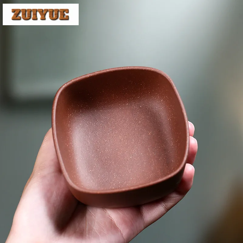 150ml Yixing Purple Clay Master Cup Handmade Round Sky Local Tea Bowl Tasting Tea Master Cup Meditation Cup Zisha Kung Fu Teaset