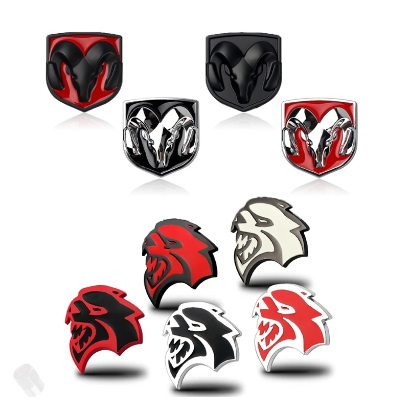 Emblema de carro, adesivo de metal, decalque personalizado, acessórios automotivos para Dodge Durango Caliber Dakota Neon SXT Nitro Ram Dart Colt