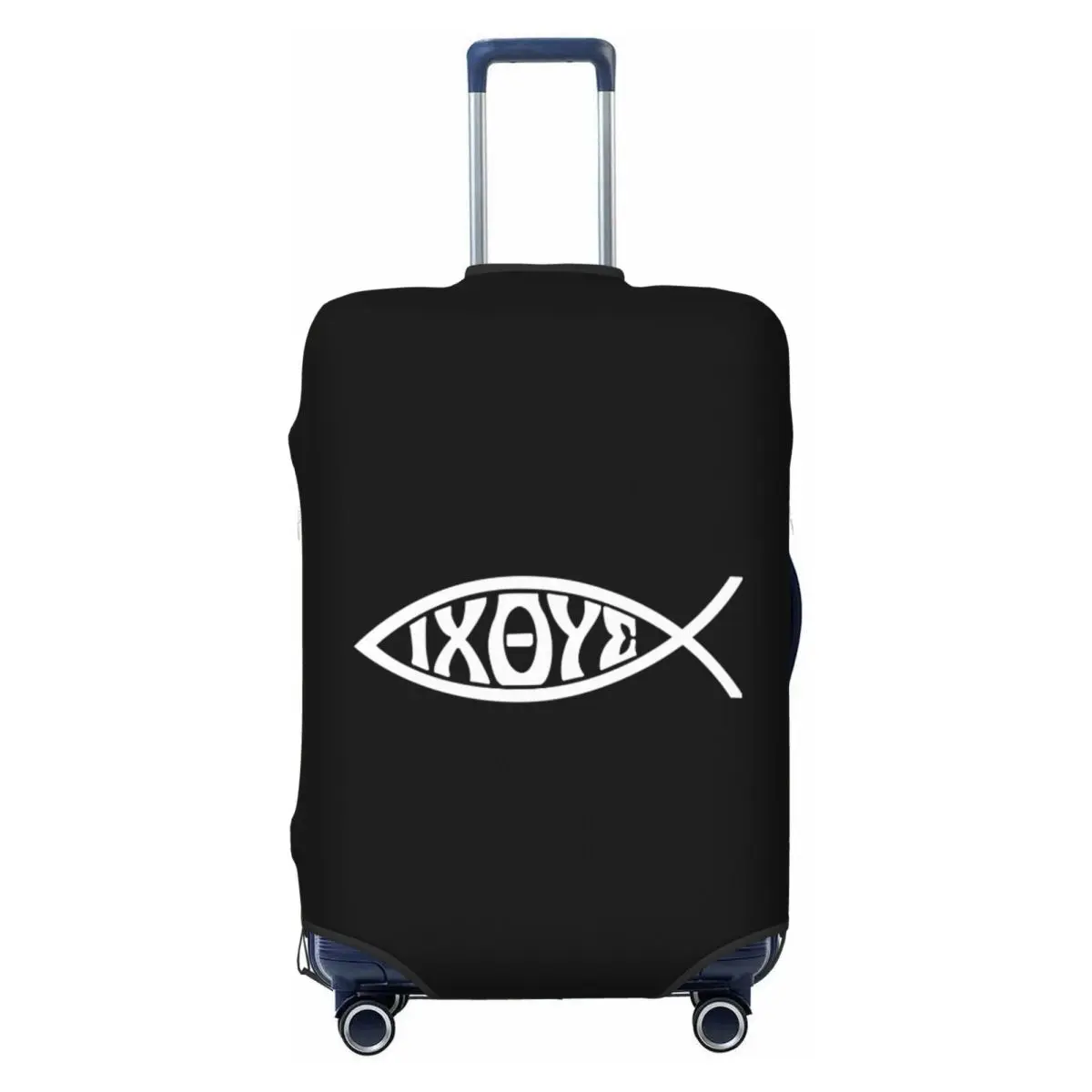

Чехол для чемодана Ichthys Or Ichtus IXOYE Christian Fish, моющийся, для дорожных сумок 18-32 дюймов