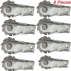 8PCS Electric Fence Strainer Insulated Porcelain Permanent Wire Fencing Ratchet For Garden Farm Fencing Wire Tensioner