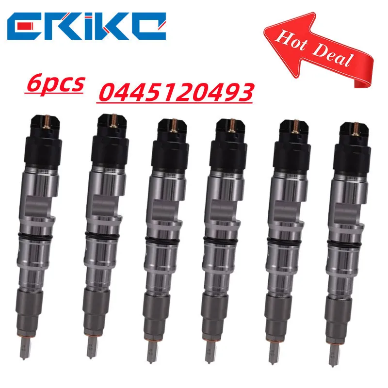 

0445120493 Diesel Engine Injector Fuel Injector 0 445 120 494 Common Rail Injector Nozzle 0 445 120 493 Fuel Injectors For BOSCH