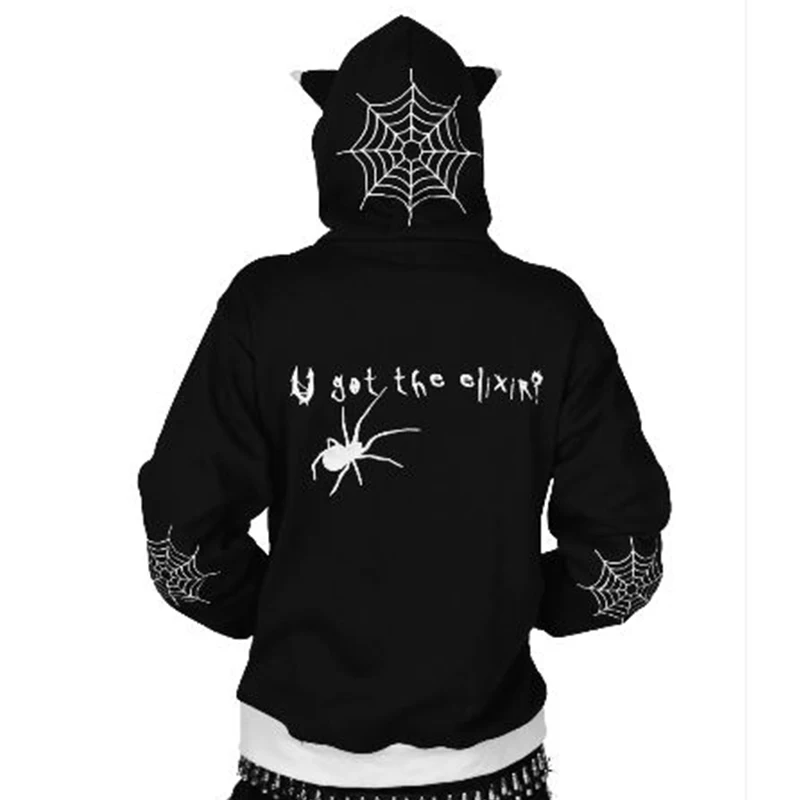 Hoodie Men's And Women's Sweatshirt Reflective Letter Printed Fleece Super Dalian Hoodie Fashion Hip Hop Street Sweat Hoodie