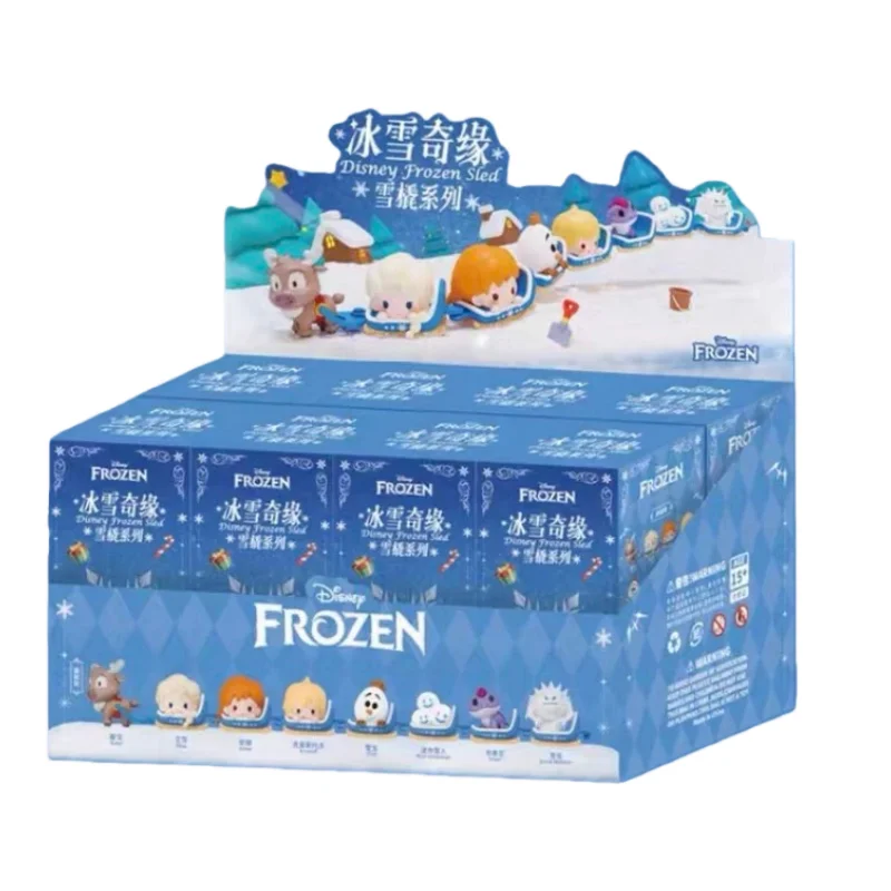 

Оригинальный продукт Morstorm, серия Disney Frozen Sled, слепая коробка, милые мини-подарки, коллекционные фигурки Эльзы и Олафа, подарки для девочек