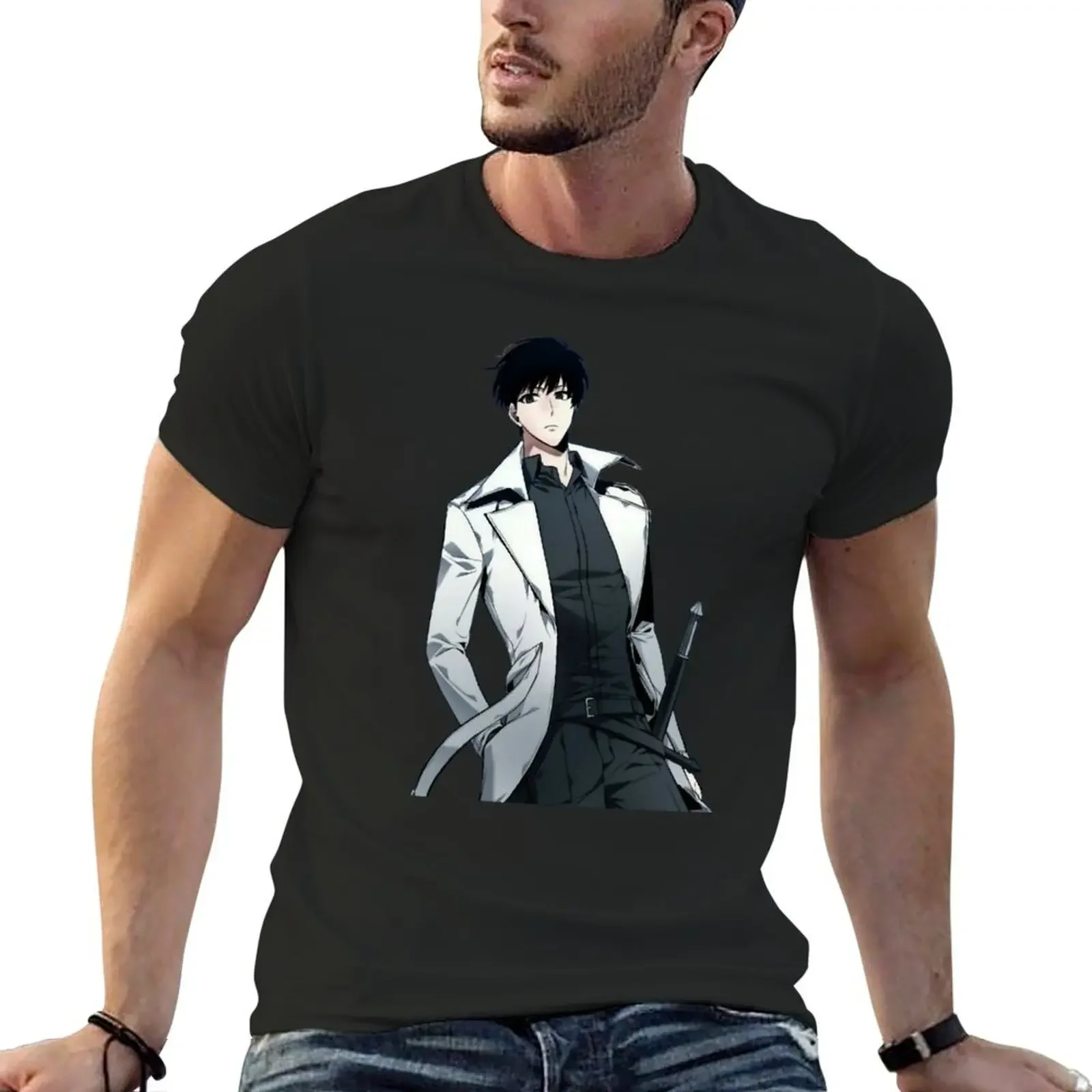 Omniscient reader dokja T-Shirt oversized man clothes new edition street wear t shirts for men graphic