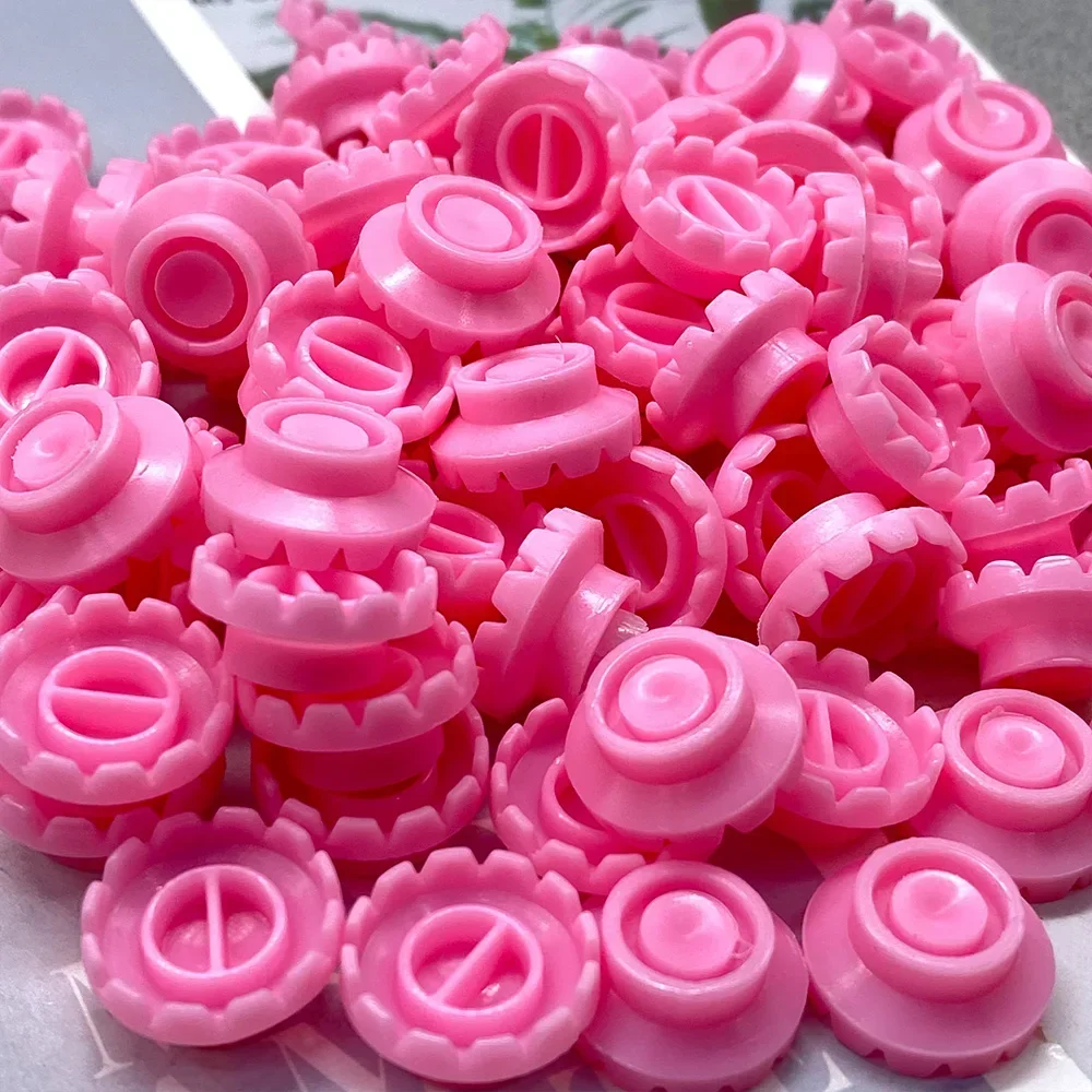 Zanse100pcs Estensione ciglia Fiore rosa Colla Ritardo Tazza Tattoo Adesivo Pigmento Titolari Innesto Ciglia Tenendo Vassoi Strumenti