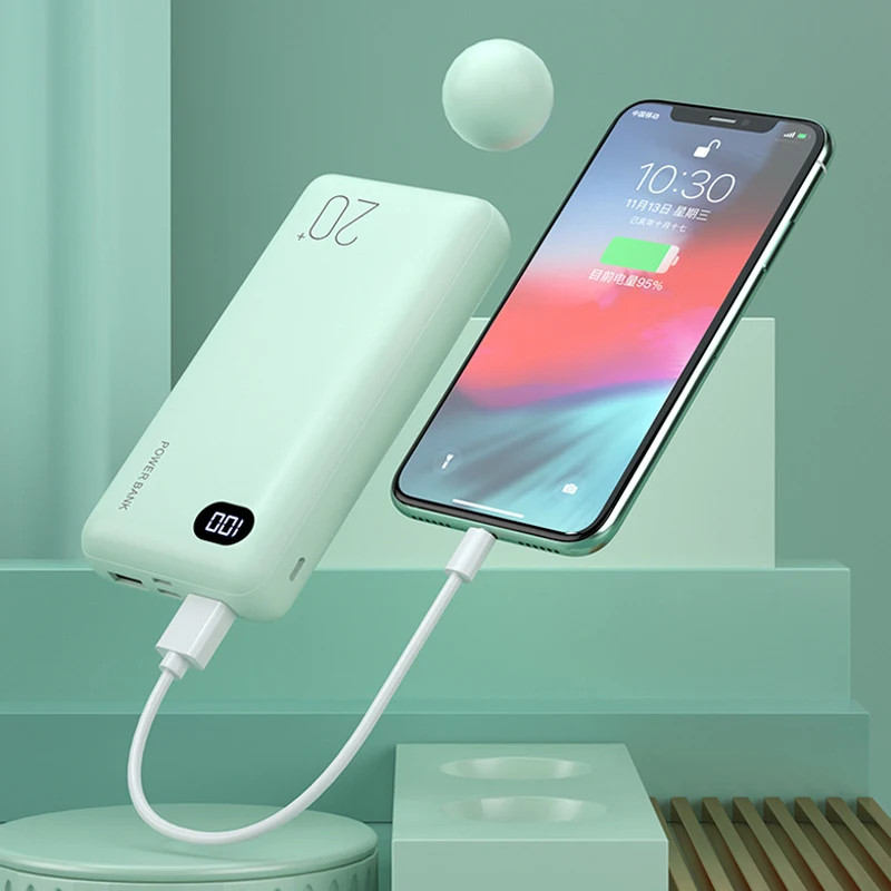 

20000 мАч модный внешний аккумулятор с быстрой зарядкой портативное зарядное устройство внешний аккумулятор для IPhone Xiaomi Huawei смартфон Powerbank новый