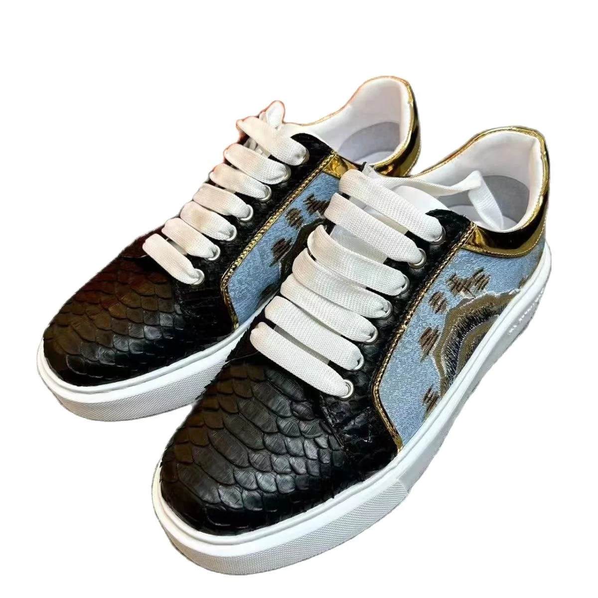 

2023 new arrival Fashion sneka skin causal shoes men,male Genuine leather sneakers PDD170