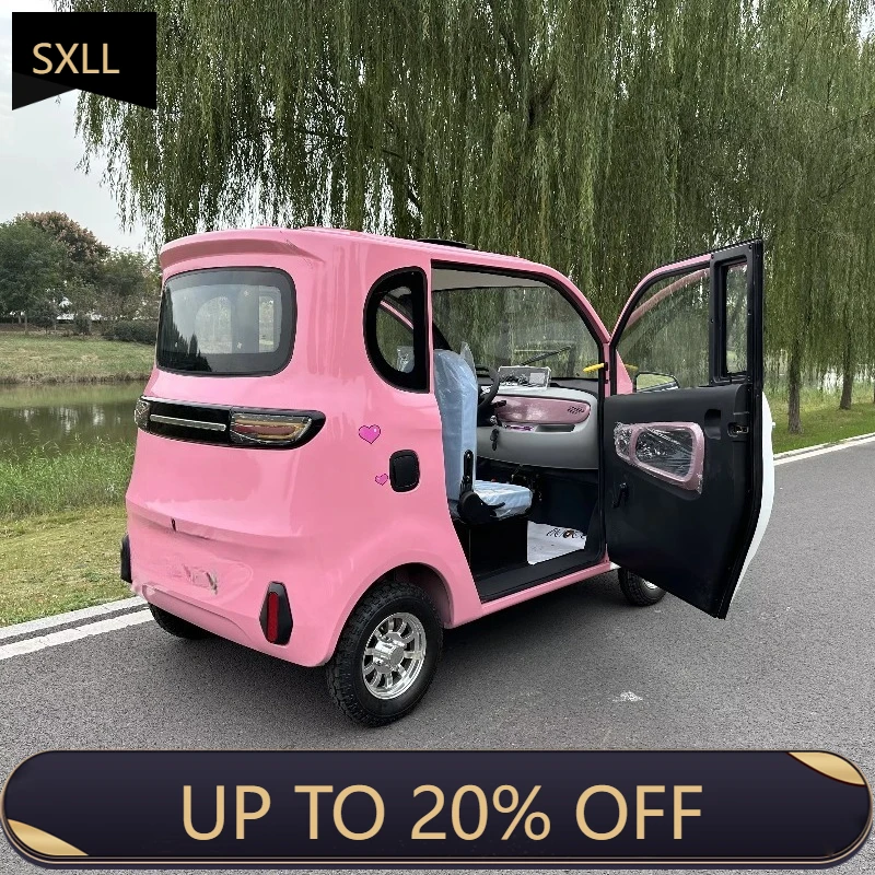 

Электрический четырехколесный мотоцикл SXLL с сертификатом CE, энергосберегающий, для перевозки пассажиров, грузоподъемность 210 кг, новый электромобиль