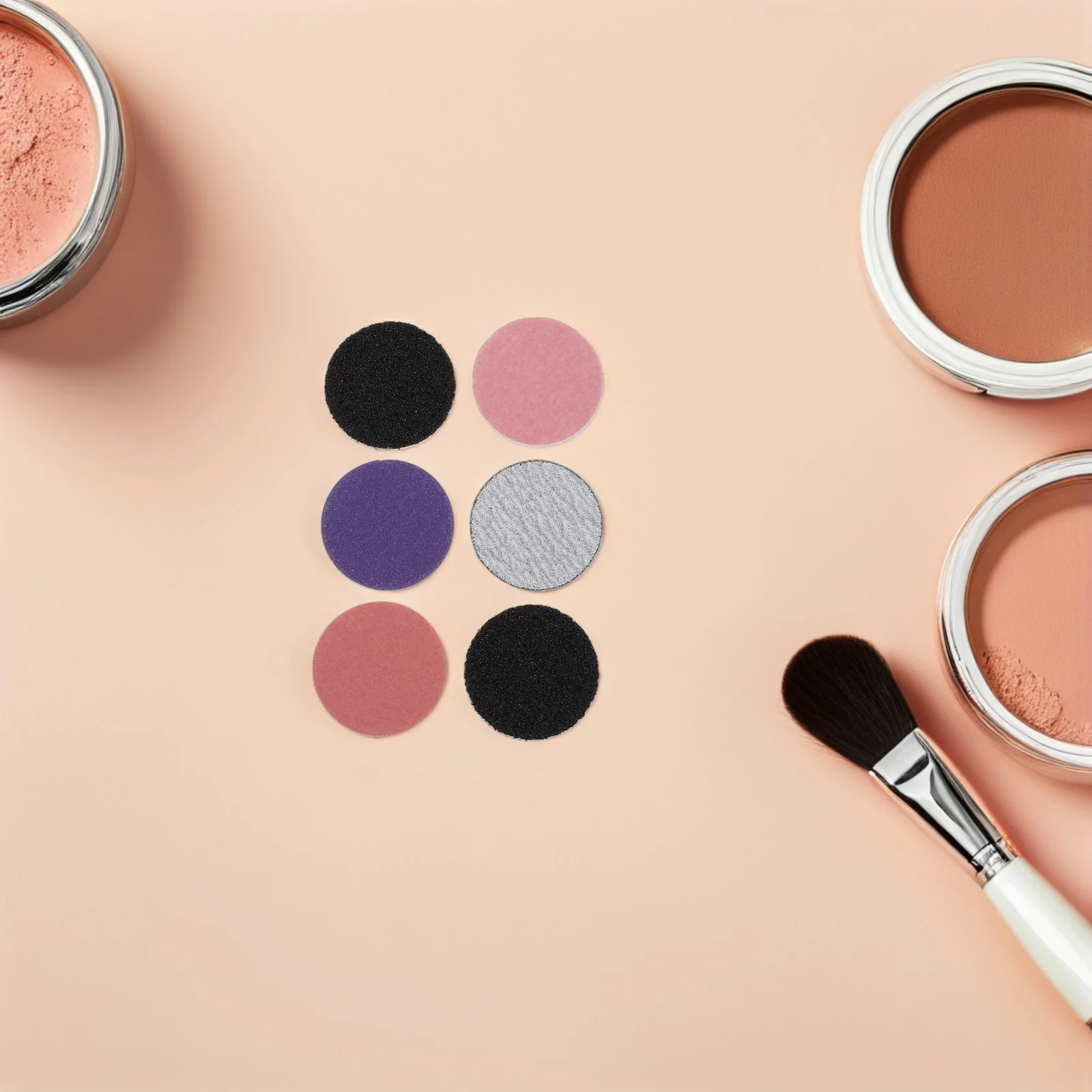 

2Set Durable Nail Care Sanding Discs 25mm Colorcoded Grits for Home and Professional Use Foot File and Buffing