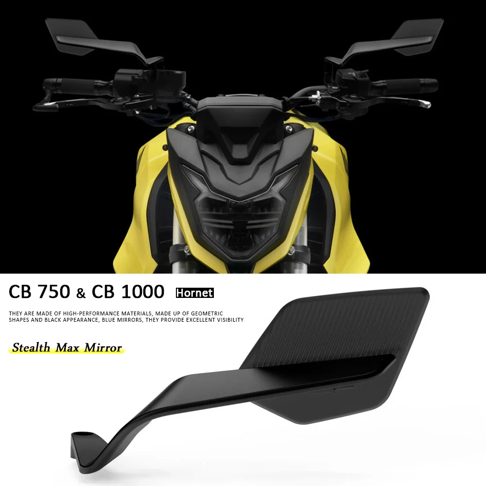 

Motorcycle Side View Mirror For Honda CB 1000 HORNET SP CB750 CB 750 Hornet 2023-2026+ Stealth Max Winglets Rearview Mirrors
