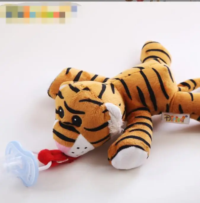 newborn baby plush toy pacifier Chain Clip Plush Animal Toys Soother Nipples Holder (not include Pacifier)0-1 year