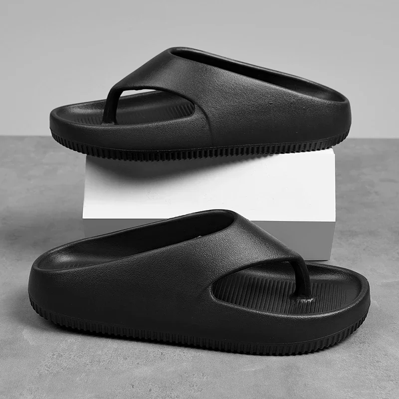 Heren Platform Slippers Zomer Zachte Zool EVA Slippers voor Vrouwen Outdoor Casual Strand Schoenen Thuis Antislip Badkamer Paar schoenen