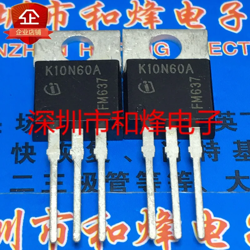 5PCS-10PCS K10N60A SKP10N60A  TO-220 600V 10A  On Stock  New And Origjnal