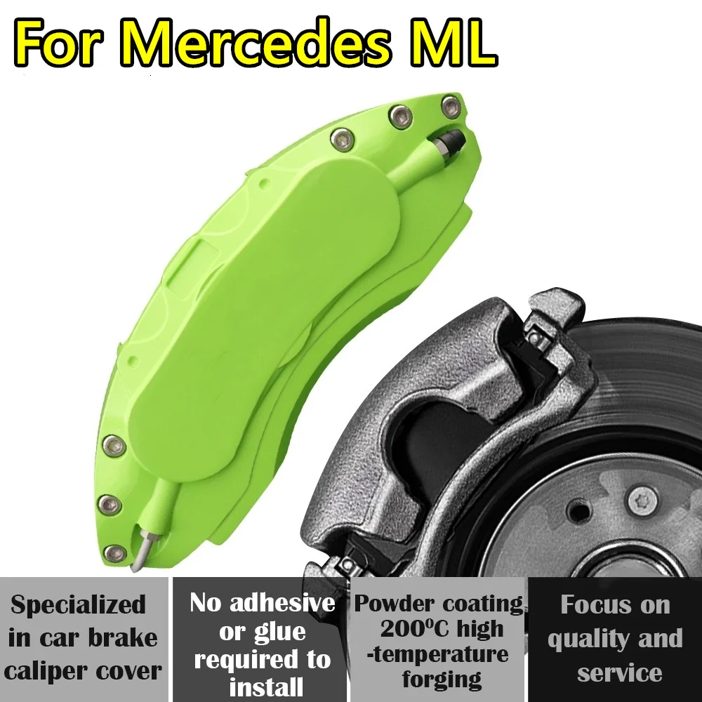 For Mercedes M Class ML 450 500 63 Car Brake Caliper Cover Aluminum Alloy Fit ML450 ML500 ML63 2008 2010 2011 2013 2014 2015