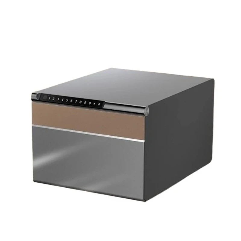 

Сейф для ящика, сейф, депозитный ящик, бытовой небольшой ящик, стальная пластина из углеродистого сплава, противоугонный пароль от отпечатков пальцев