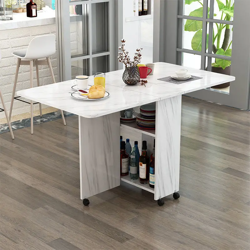 

folding new dining household dormitory simple modern movable with wheels