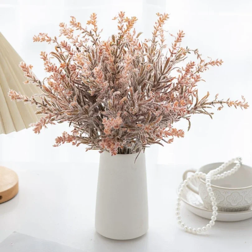 

Artificial Flowers Plants Plush Lavender Bouquets Gardens DIY Gifts Flower Garland Materials Wedding Bridal Bouquets Flowers