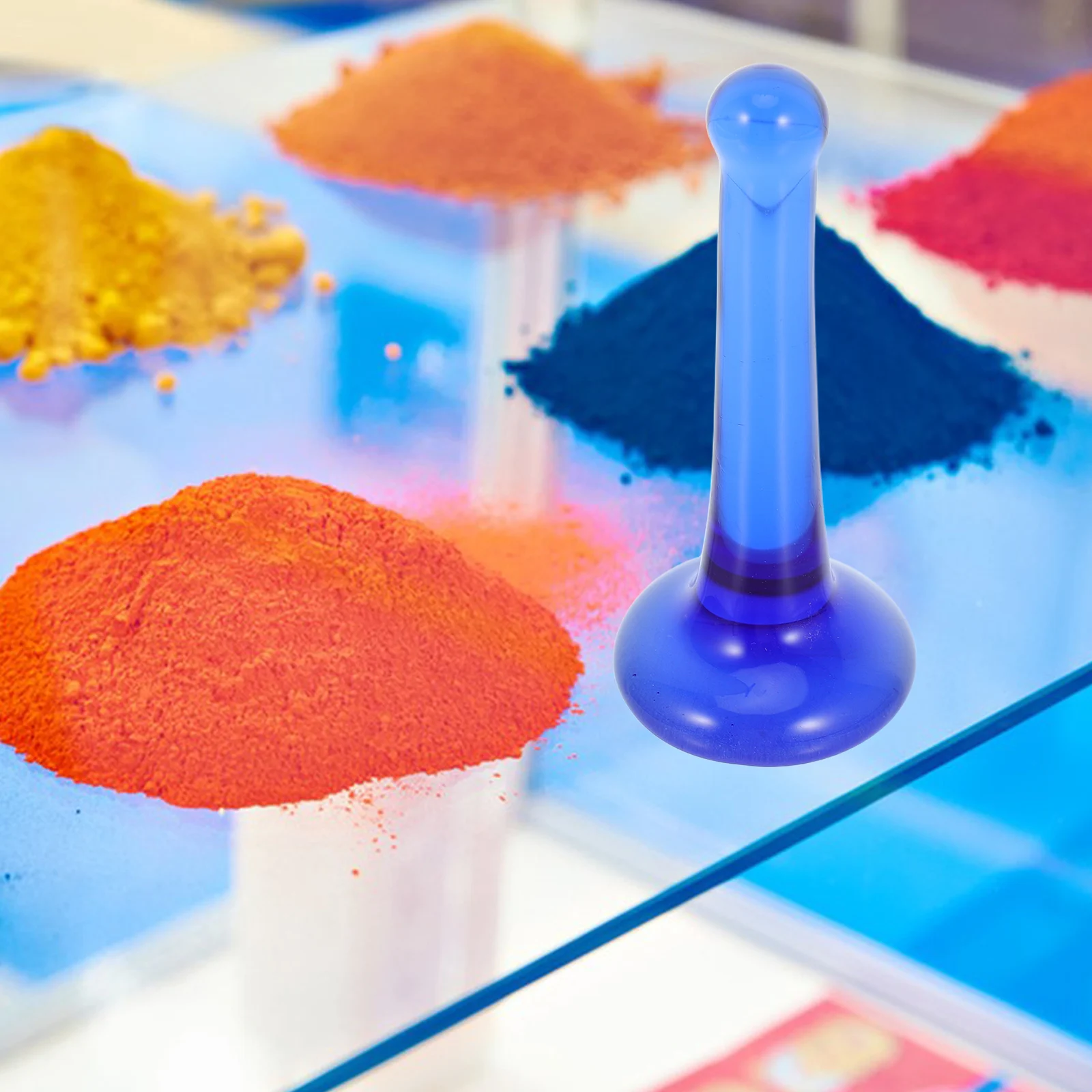 

Crystal Glass Grinding Pestle For Pigment Paint Oil Watercolor Tempera Studio Use, Artist Manual Muller Tool