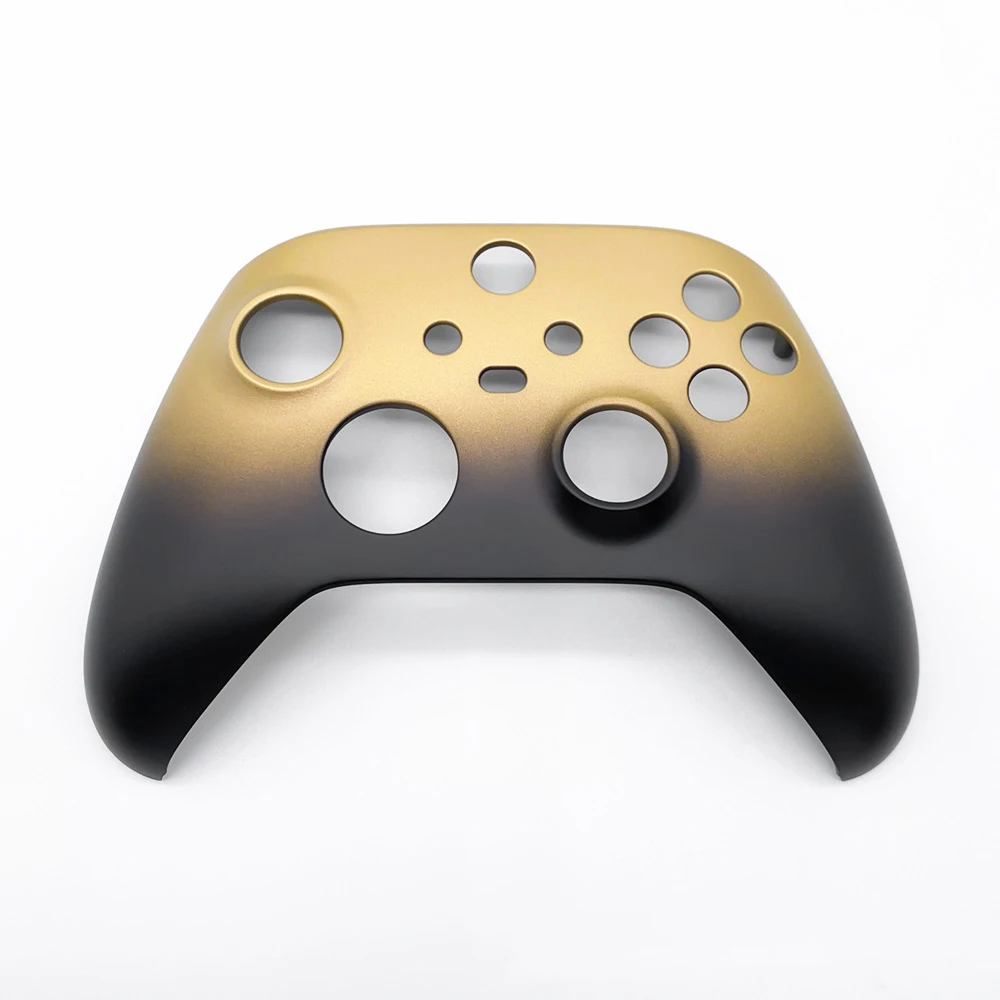 DIY Pełny zestaw obudowy Obudowa baterii Przyciski tylnej pokrywy do kontrolera Xbox Series S i Series X Gold Shadow Special Edition