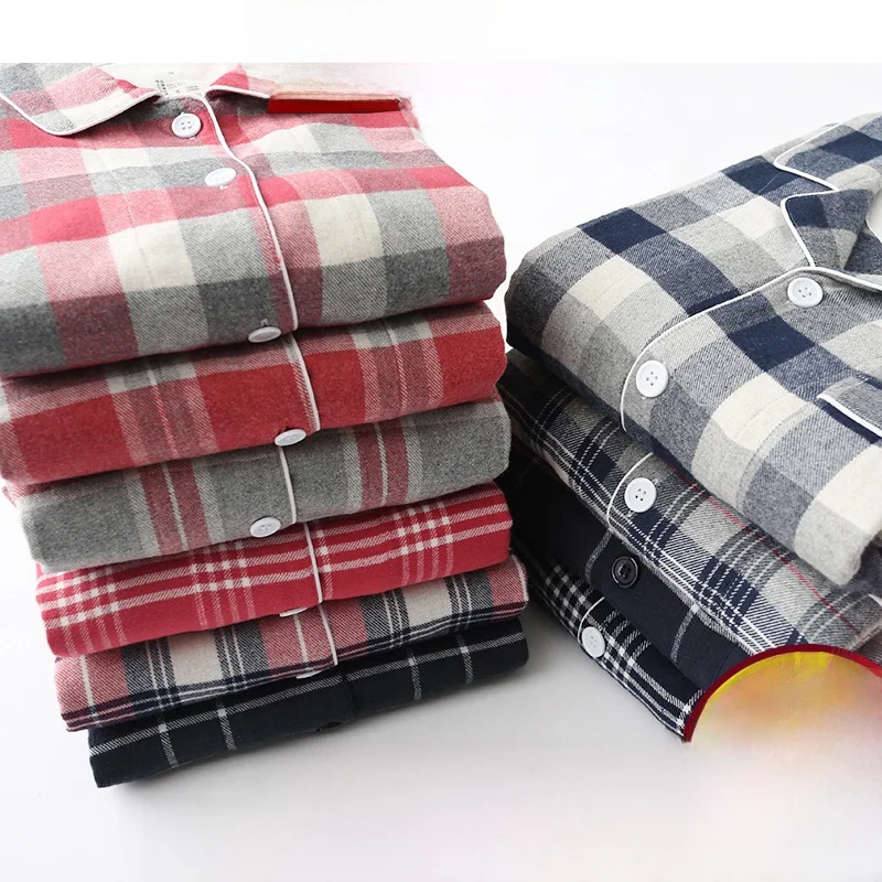 thiened-cotton-pajamas-for-men-and-women-spring-autumn-sle-home-clothes-couples-can-wear-outerwear-warm-flannel-spwear