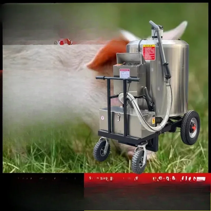 Fully automatic porridge feeding truck, pig electric automatic mixing feeding truck