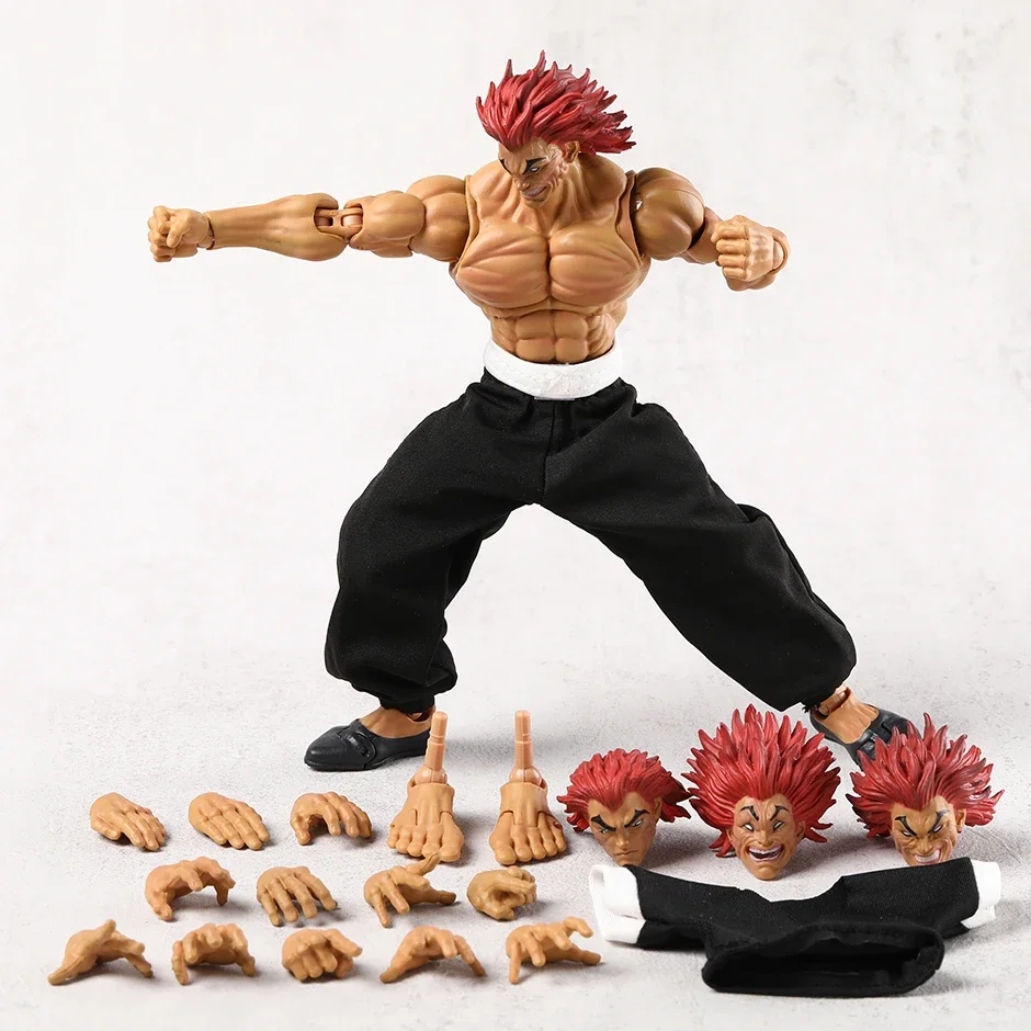 Storm Toys 1/12 Baki Hanma: Son of Ogre Hanma Yujiro Action Figure Joint Movable Anime PVC Model Toy Gift