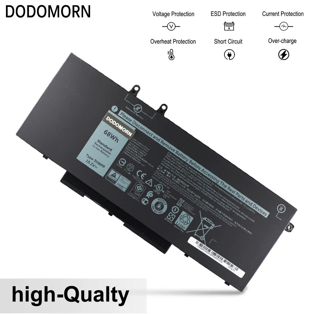 Imagem -03 - Dodomorn 3hwpp Bateria do Portátil para Dell Latitude 5401 5501 5410 5411 5510 5511 para Dell Precision 3541 3550 3551 Anos de Garantia