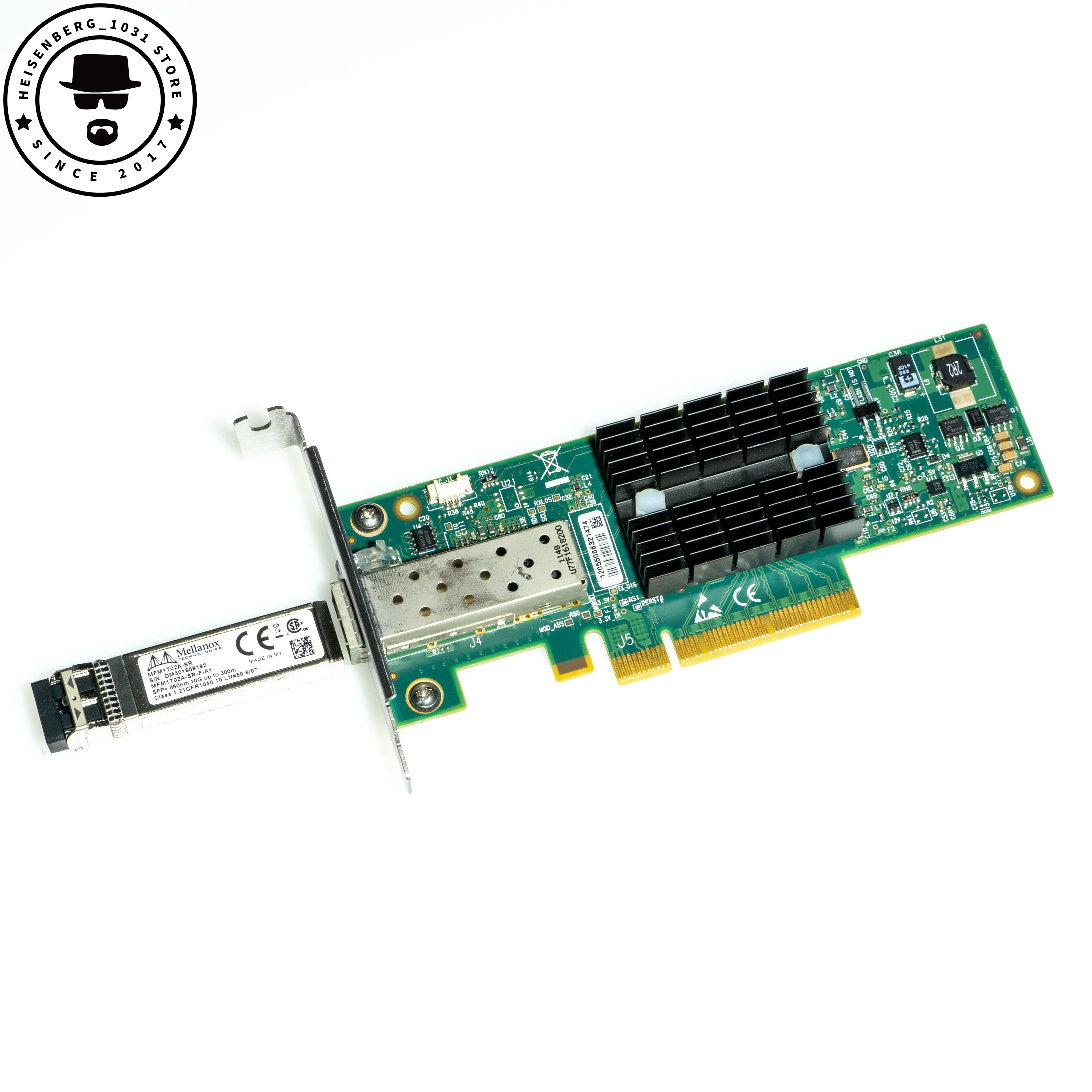 MNPA19-XTR/666172-001 10GB MELLANOX ConnectX®-2 PCIeX8 10Gbe Single-Port  SFP+ NIC with 10Gb Optic Transceiver MFM1T02A-SR