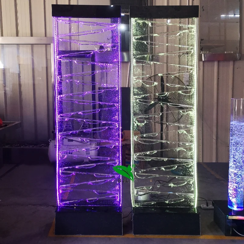 

Restaurant LED Dancing Aquarium Water Bubble Wall Background Night Club Decor