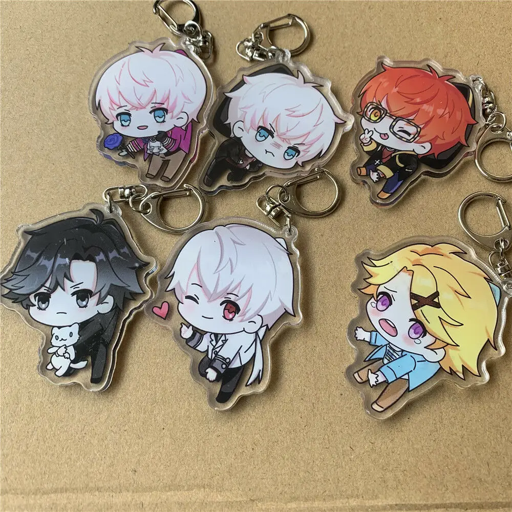 Llavero con Figura de Anime Jumin Saeran Yoosung 707 Zen Ray