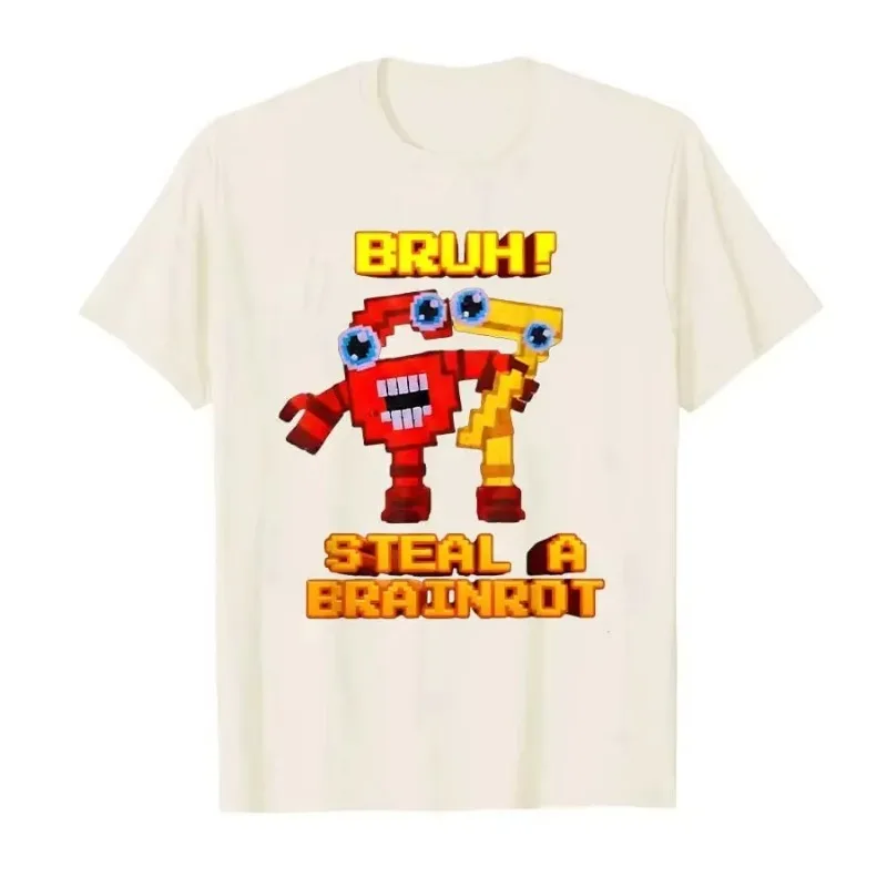 67 Six Seven drôle italien Brainrot Gaming Meme T-shirt hommes femmes surdimensionné Y2k à manches courtes rue Hip Hop Streetwear vêtements