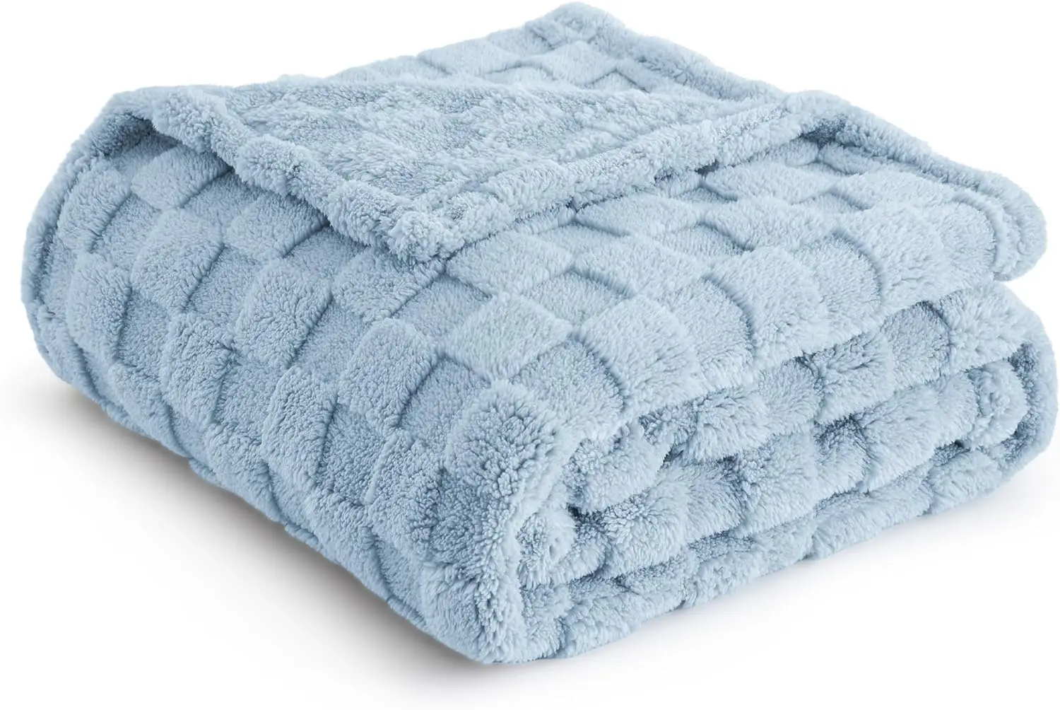 

Bedsure Sea Blue Fleece Blanket for Couch - Super Soft Cozy Blankets for Women, Cute Small Blanket for Girls, Inches