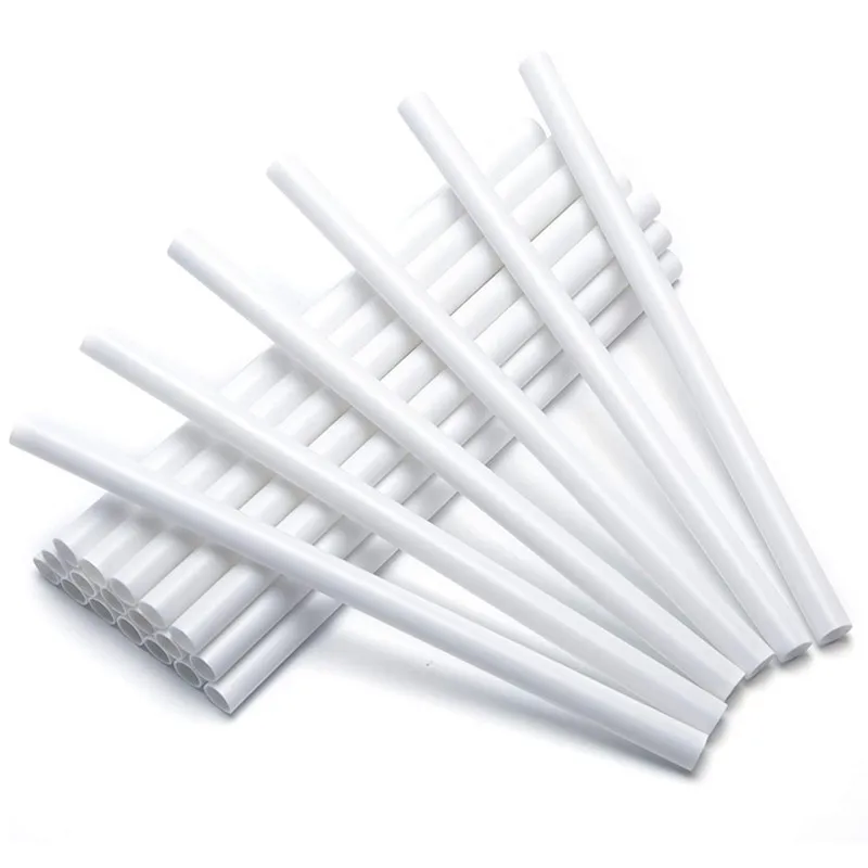 24pcs White Plastic Cake Dowels Rods Reusable Easy Cut Cake Support Straws Sticks Tiered Cake Stand Accessories 21/24/30cm