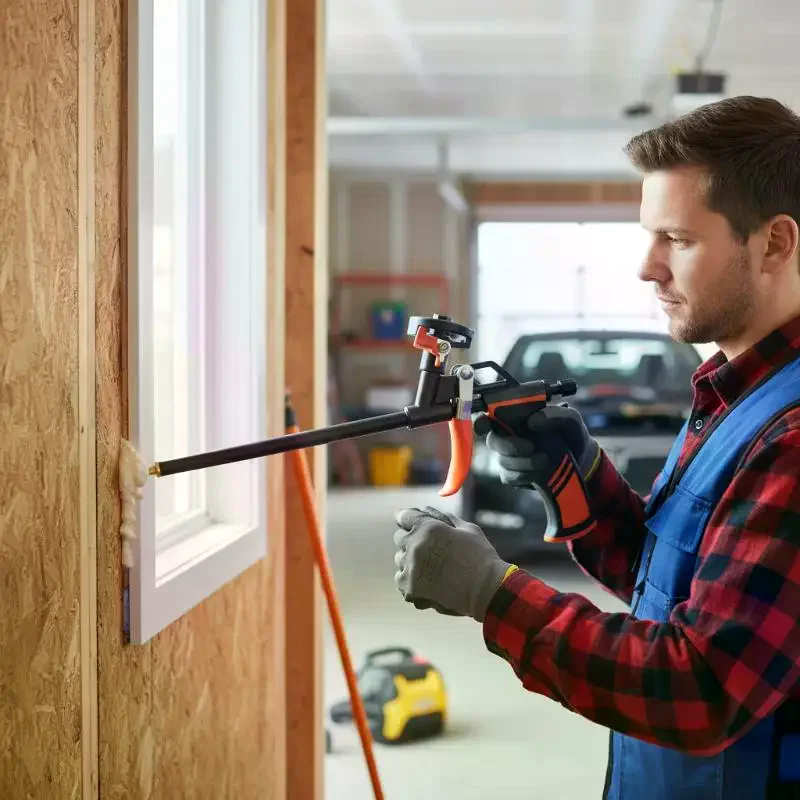 Clean Free Foam Expanding Spray Foam Glue Polyurethane Foam Sealant Specia Manual Tool For House Renovation