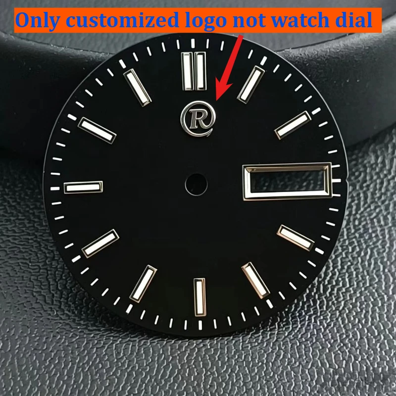 Customized Mini 3D DIY Watch Dial Logo Metal Sticker Gold Silver Personalized Flat Thin Raised Name Engraving Small Label