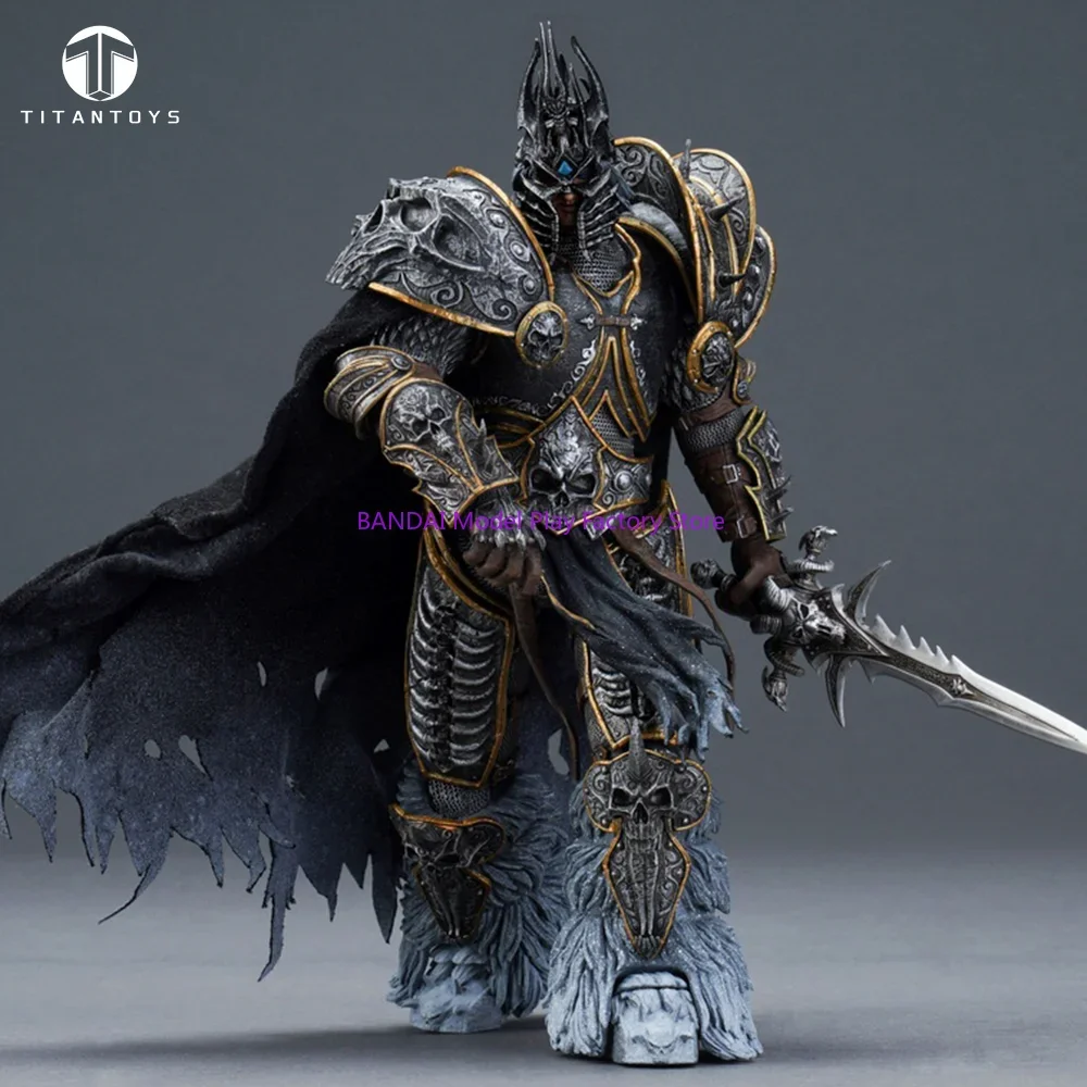 【En Stock】TITAN TOYS 1/12 Arthas Prince Dead King Frost Knight figura de acción Anime modelo muñeca móvil colección Coll regalo