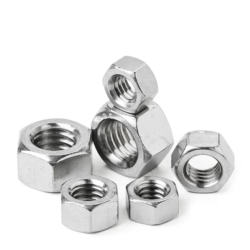 1/2-12 1/4-20 1/8-40 3/16-24 3/4-10 3/8-16 5/16-18 5/32-32 5/8-11Anglo American UK US Standard Hex Hexagon Nuts Stainless Steel