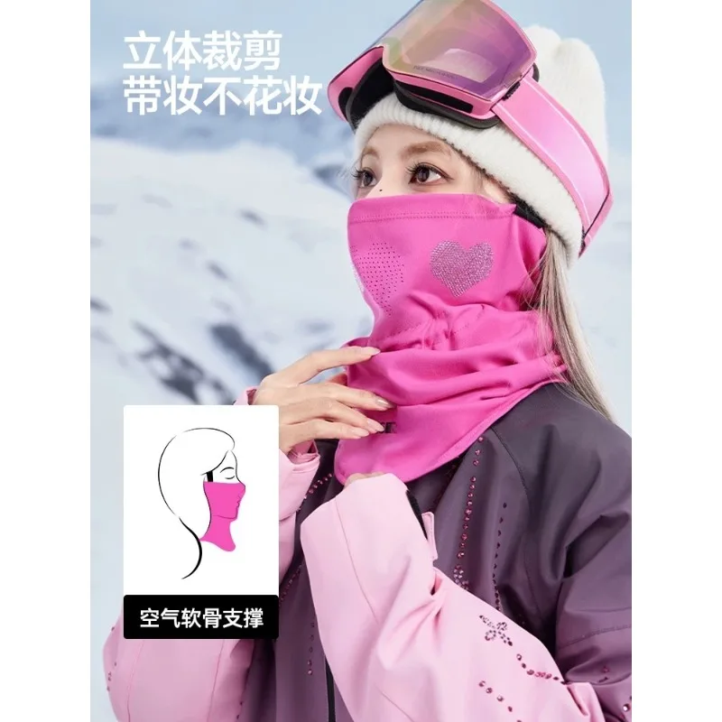 masque-facial-balaclava-pour-femme-a-imprime-cœur-cache-cou-thermique-coupe-vent-pour-le-snowboard-et-le-ski