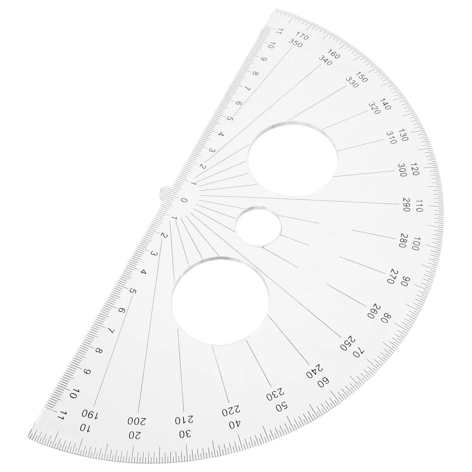 

Plastic Protractor for Degrees Semicircle Student Stationery Drawing Tools Measuring Angle Geometry School Supplies