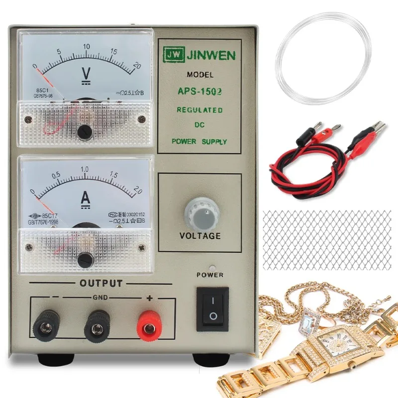 Mini Gold Plating Machine Jewelry Gilding Equipment DIY Electroplating Tool for Gold Silver Coating