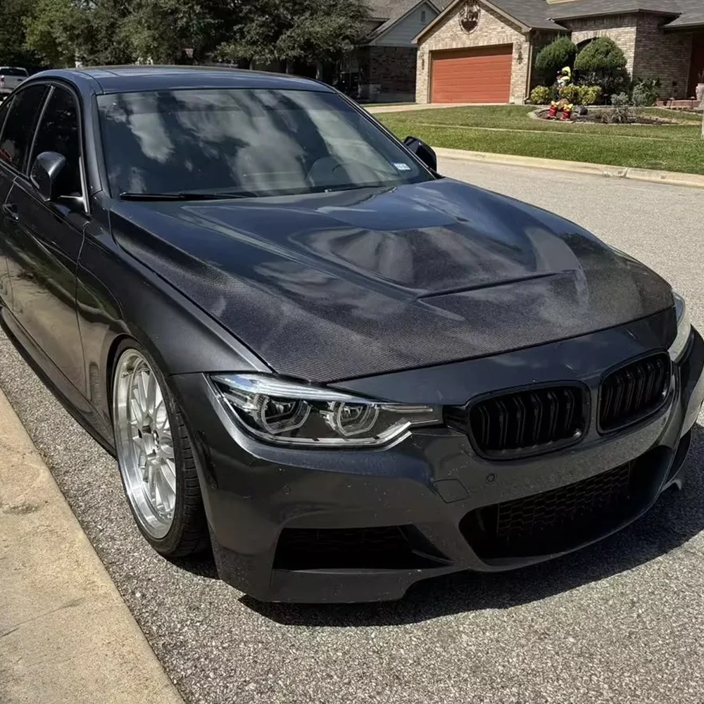 

GTS Style Carbon Fiber Front Bonnet Hood for Sedan and Coupe Cars