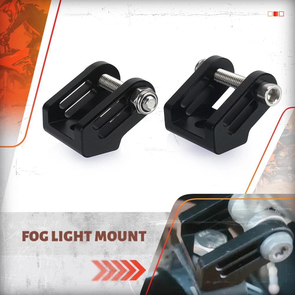 

For BMW R1300GS TE Adventure Trophy T6061 CNC Aluminium Motorcycle Accessories Fog Lamp Bracket Auxiliary Light Mount 2023-2025
