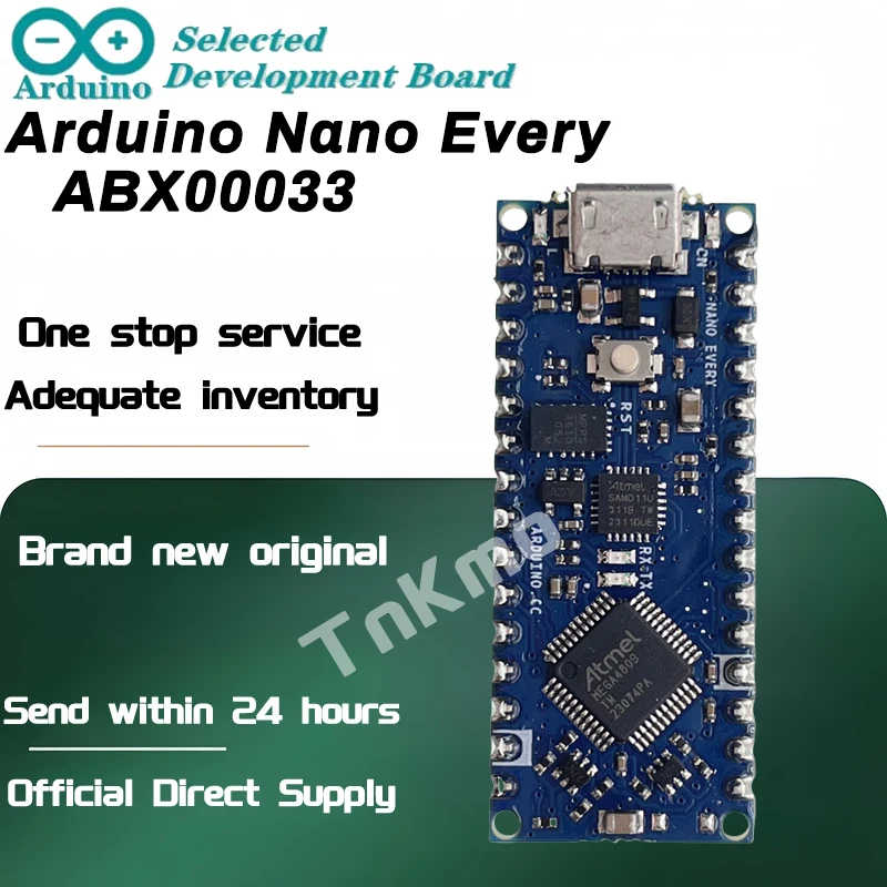 1pcs/lot Arduino Nano Every with headers ABX00033 ATMega4809 avr Development board 100% new In Stock