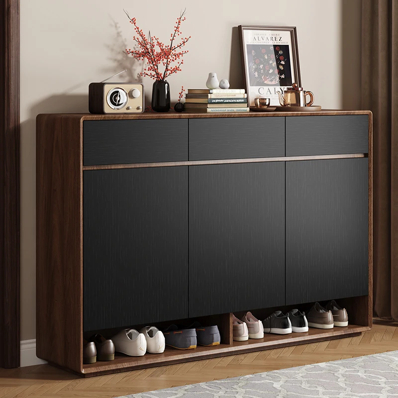 

Household storage integrated locker large capacity foyer cabinet simple and modern