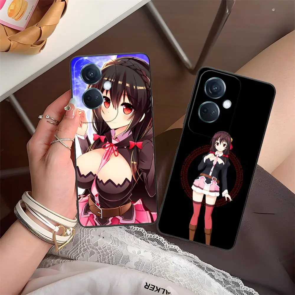 حافظة هاتف محمول Konosuba Yunyun لهاتف OPPO Find X9 X8 X7 X6 X5 X3 X2 Plus s Pro Ultra Lite غطاء طباعة ملون جميل