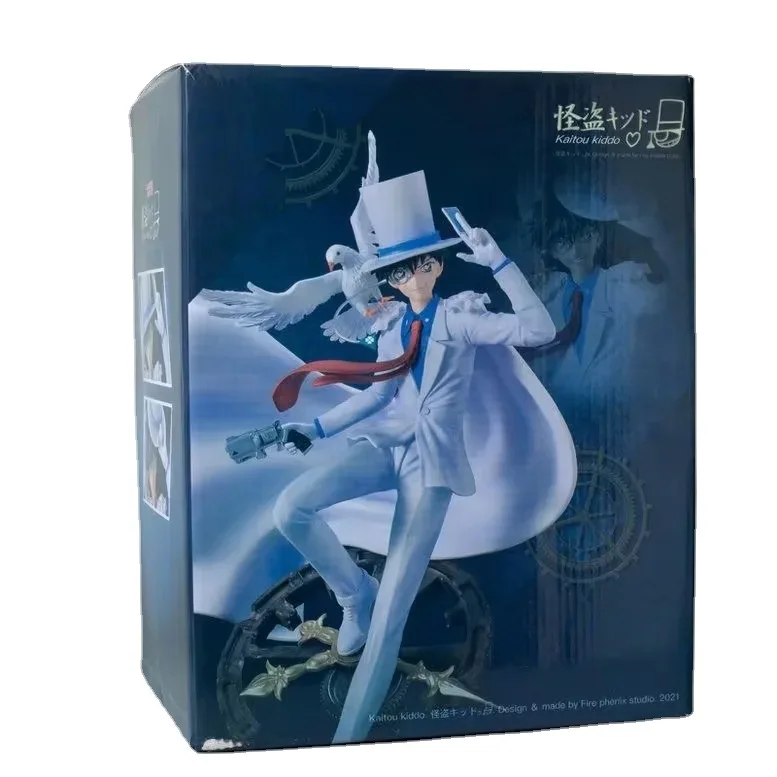 Anime Figure Detective Conan Kaito Gk Figure 30cm The Phantom Theif Figurine Statue Model Collection Decoration Toy Gift