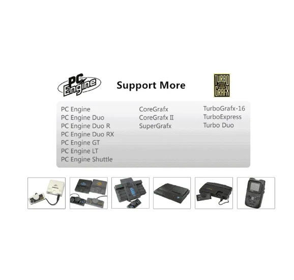 PCE pc motor console cartão de jogo TURBO 600 EM 1 OU RGBS Cartão Video Booster RGBS Saída de sinal Saída de áudio